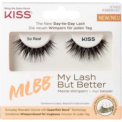 Kiss Umělé řasy pro přirozený objem My Lash But Better 03 – Hledejceny.cz