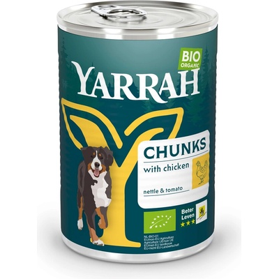 Yarrah Bio kuracie s bio žihľavou a bio paradajkovou omáčkou 405 g