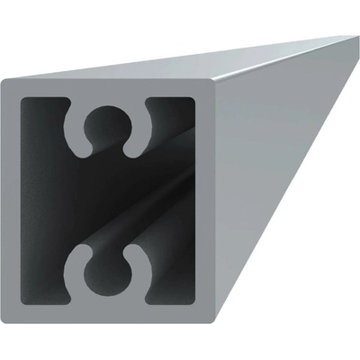 Eloxovaný hliníkový profil pro výplň 20x16x6000 mm,