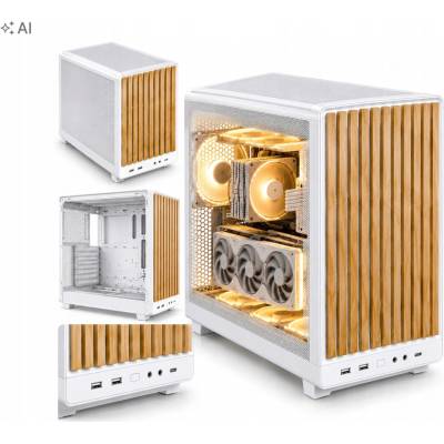 Lian Li DAN Cases A3-mATX-WD White