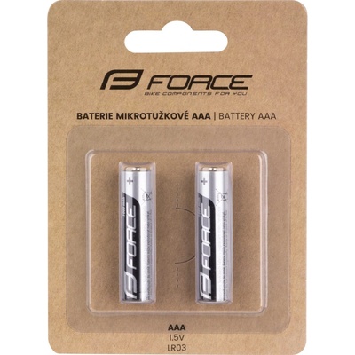 baterie FORCE mikrotužkové AAA / 1,5V 1 x 2 ks – Hledejceny.cz
