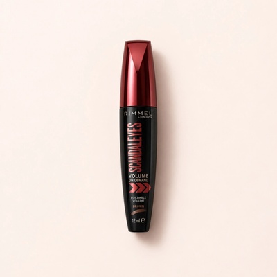 Rimmel London Scandal Eyes Volume On Demand objemová řasenka 002 Brown Black 12 ml