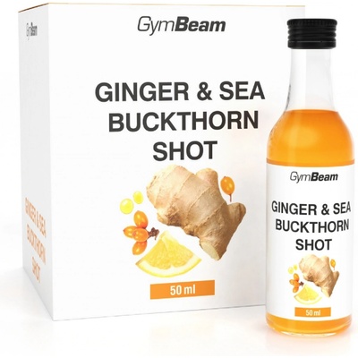 GymBeam Zázvorový shot s rakytníkem 50 ml