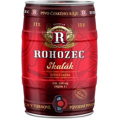Rohozec 11 Skalák světlý ležák 4,8 % 5 l (sud)