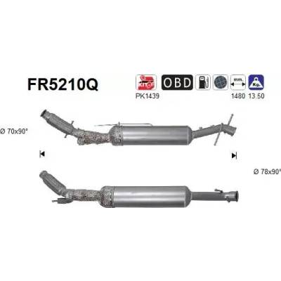 AS Filtr pevných částic ASA FR5210Q