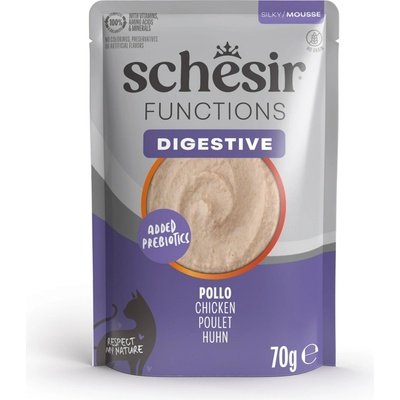 Schesir Functions Mousse 12 x digestive kuře 70 g