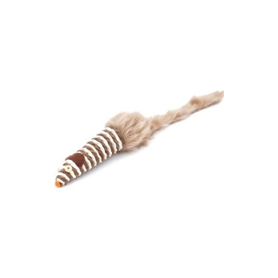 JK ANIMALS sisal myš dlhá pruhovaná 28 cm