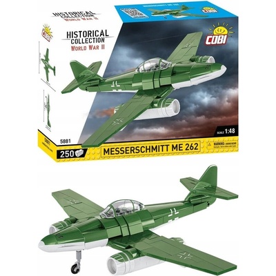 Cobi 5881 World War II Nemecké prúdové stíhacie lietadlo MESSERSCHMITT ME 262 1:48