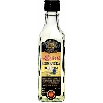Spišská Horec Borovička Original miniatúrka 40% 0,05 l (čista fľaša)