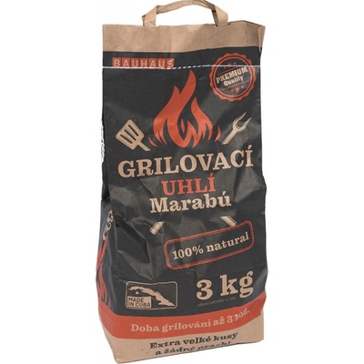 Carbón Vegetal de Marabú grilovací uhlí 3 kg