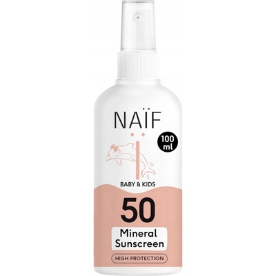 Naïf Minerální SPF 50 pro děti od 6 měsíců, 100 ml – Hledejceny.cz