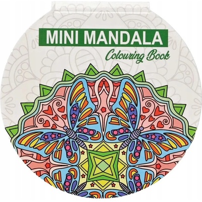 MINI MANDALA Antistresová Omaľovánka pre deti a dospelých 48 vzorov