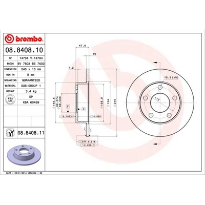 BREMBO 08.8408.11