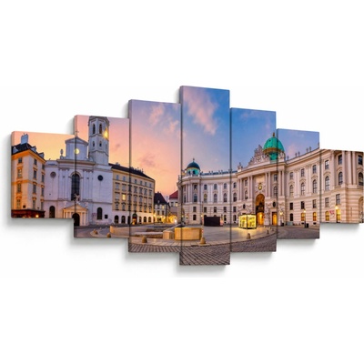 Obraz - Rakúsko, Viedeň, sedemdielne 210x100 cm