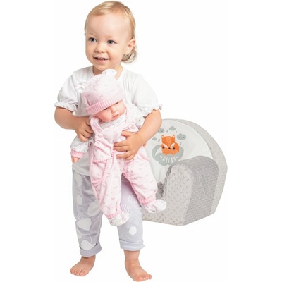 PlayTo Polsky mluvící a zpívající dětská Beatka 46 cm Modrá