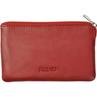 Segali Kožená mini peňaženka kľúčenka 7289 red