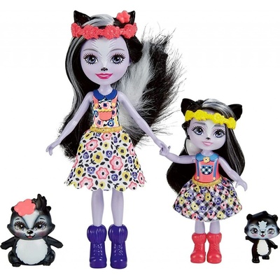 Mattel Enchantimals Siblings Sage Skunk