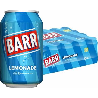 Barr sycený nápoj s příchutí citronu 24 x 330 ml