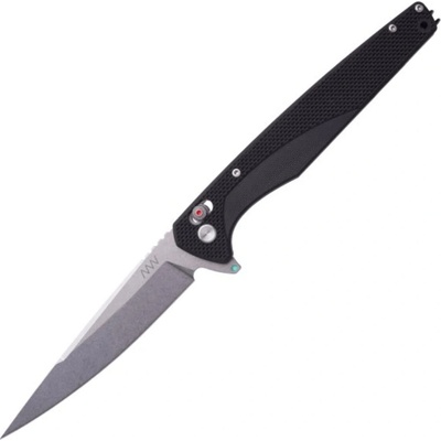 ANV Knives A300 Sandvik Stonewashed, Flipper with Black G10 handle