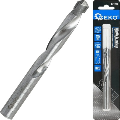 Vrták do kovu s plátkem ze slinutého karbidu 12×115 mm GEKO – Hledejceny.cz