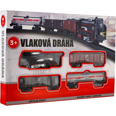 Wiky Vlak s kolejemi se světlem a zvukem 104 x 68 cm na baterie – Hledejceny.cz