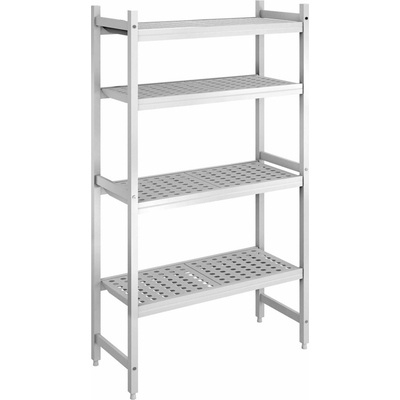 G.Gastro Základní hliníkový regál - 893x1685 mm -Nosnost: 450 kg - D9779713