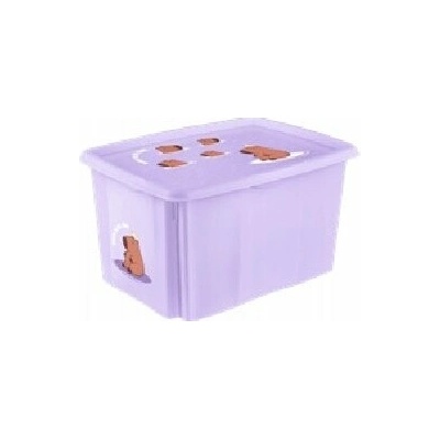 KEEEPER Úložný box s víkem , 24 l, fialový.