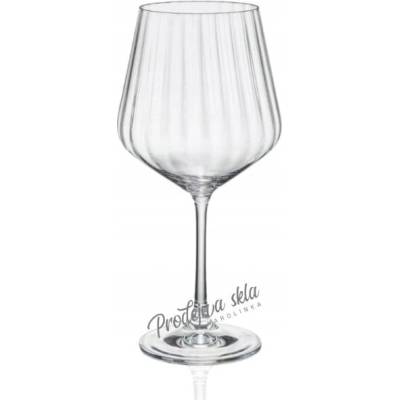 Bohemia Crystal Skleničky na červené víno Sandra bezbarvé 6 x 570 ml