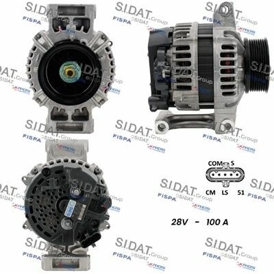 Alternátor SIDAT A24BH0140
