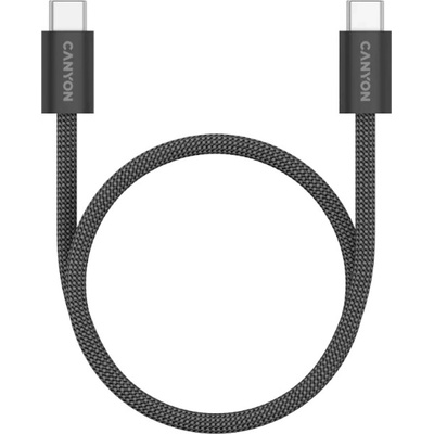 Canyon CND-CCMG60AB15B magnetický opletený USB-C to USB-C PD 1m černý