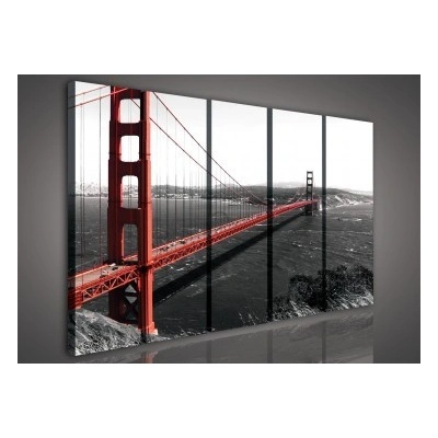 Obraz na plátne viacdielny - OB3352 - San Francisko most 150cm x 100cm - S9