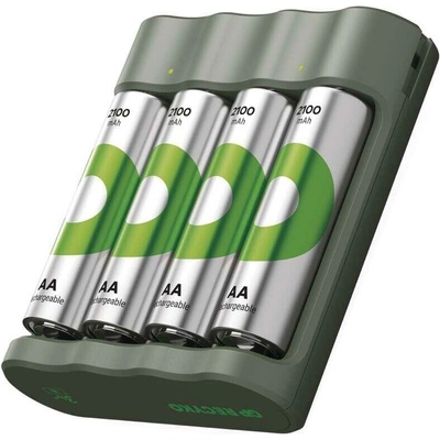 GP Batteries B50444 Nabíječka baterií GP Eco B441 + 4× AA REC 2100 – Hledejceny.cz