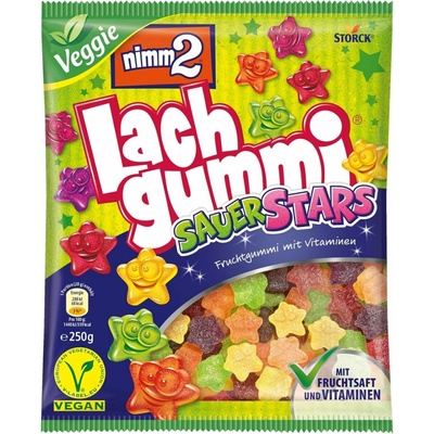 Storck Nimm2 Lachgummi sauer stars 250 g