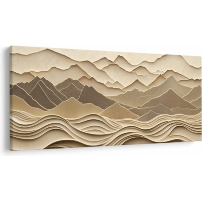 Obraz - 3D línia hôr, jednodielne 200x100 cm