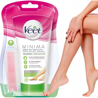 Veet, Krém na odstranění chloupků Minima pro suchou pokožku 135 ml