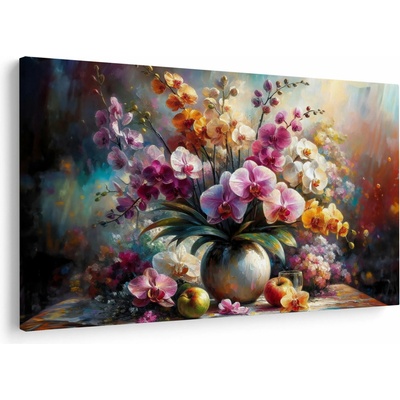 Obraz - Váza květin II., jednodílný 120x80 cm