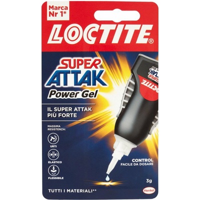 Loctite SUPER ATTAK univerzálne gélové sekundové lepidlo s dávkovačom 3g