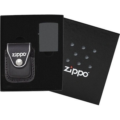 Darčeková sada Zippo s čiernym puzdrom