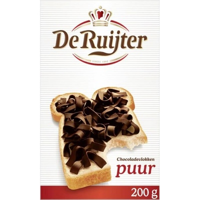 De Ruijter cukrové vločky z hořké čokolády 200 g
