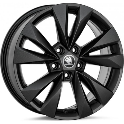 Škoda KUMA 7x17 5x112 ET45 black metallic