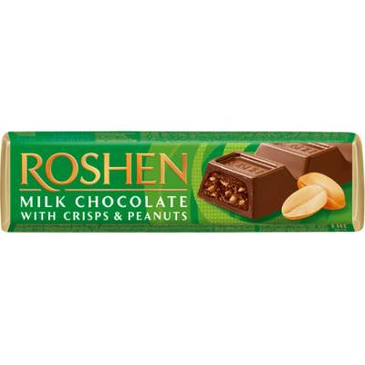 Roshen Čokoládová tyčinka s arašidmi 1 x 38 g