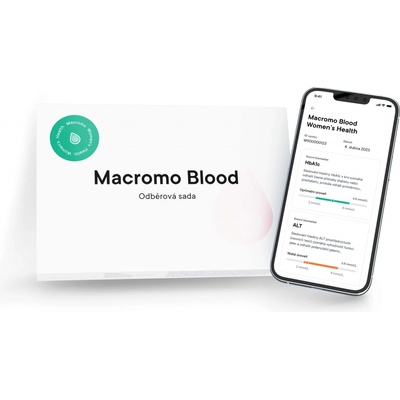 Macromo Krevní test žena játra, štítná žláza, srdce i cukrovka