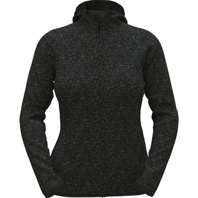 Stedman Lux Hooded Knitfleece Jacket ST5560 černý melír
