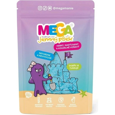 MEGA jemný písek modrý