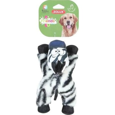 Zolux plyšová se zvukem zebra 18,2 x 18 x 45,5 cm