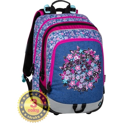 Bagmaster ALFA 20 A květiny Blue Pink White