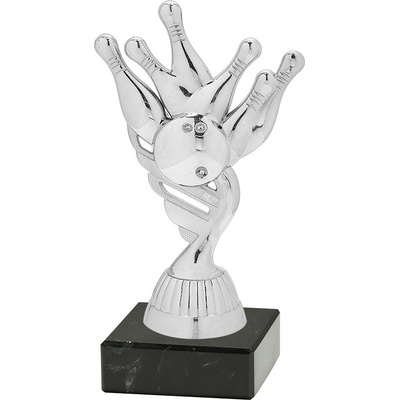 Soška BOWLING M/P417 Soška stříbrná výška 15 cm