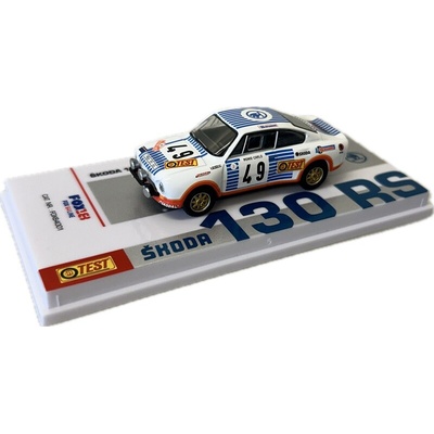 FOX18 Škoda 130 RS Rallye MonteCarlo 1977 49 Blahna Hlávka Test Svět Motorů 1:64