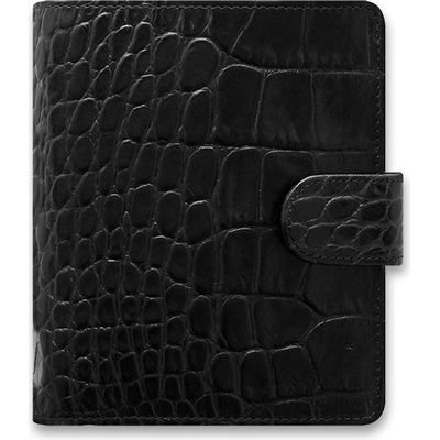 Filofax Classic Croc A7 týdenní 2021 černý