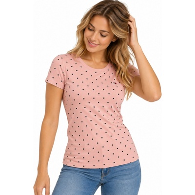Tommy Hilfiger dámské tričko s Puntíky Dots pink